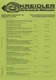 Kreidler Preisliste 2.1979 Nr. 121