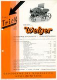 Welger TRICK Strohpressen brochure 1937