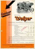 Welger KLEINBAUER Strohpressen brochure 1937