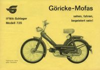 Göricke Mofa program ca. 1968