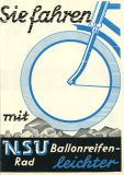 Preview: NSU Fahrrad Prospekt ca. 1930 Preview: NSU Fahrrad Prospekt ca. 1930
