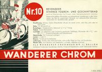 Wanderer bicycle brochure 2.1932