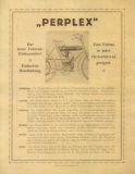 Perplex bicyclemotor brochure ca. 1925