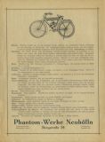 Phantom Stabil Fahrrad Prospekt ca. 1921