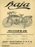 Haja Motorrad Prospekt ca. 1925
