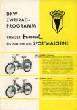 DKW program ca. 1957