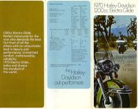 Harley-Davidson Elektra Glide 1200 cm Prospekt 1970