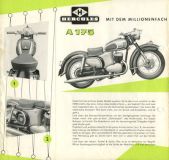 Preview: Hercules A 175 u. K 175 Prospekt 1960er Jahre
