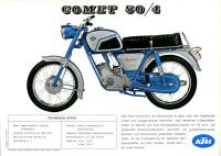 KTM Comet 50/4 brochure ca. 1970