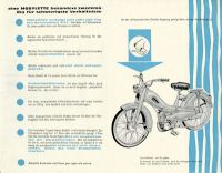 Preview: Mobylette AV 76 Prospekt 1960er Jahre Preview: Mobylette AV 76 Prospekt 1960er Jahre