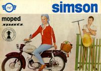 Simson Moped Spatz SR 4-1 Prospekt 1965