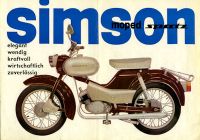 Preview: Simson Moped Spatz SR 4-1 Prospekt 1965