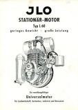 Ilo stationary motors LE 60 brochure ca. 1956