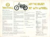 Wassell Trials 125 ccm brochure 1970s