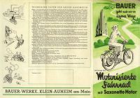 Preview: Bauer Saxonette Prospekt ca. 1939