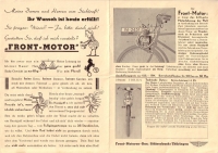Preview: Front-Motor 60ccm 1,2 PS Prospekt 1930er Jahre