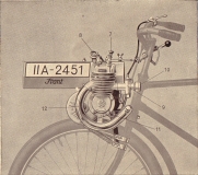 Preview: Front-Motor 60ccm 1,2 PS Prospekt 1930er Jahre