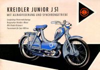 Kreidler Junior J 51 Prospekt 7.1956