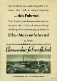 Elfa Motorfahrräder Prospekt 1939