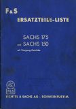 Sachs 150 und 175 ccm Ersatzteilliste 7.1955