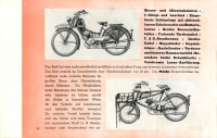 Miele Fahrräder und Motorfahrräder Prospekt 1936