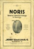 Noris Batterie-Lichtzünd-Anlage für Motorräder SDZ 6/30/50 1937