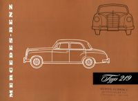 Mercedes-Benz 219 Prospekt 1956