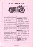 Excelsior 200 350 ccm brochure ca.1930