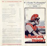La Francaise Diamant Programm 1929