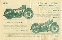 Motoconfort Programm 1931