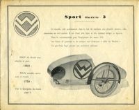 W V sidecar program 1930s