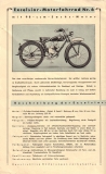 Excelsior Motorfahrräder + Leichtmotorräder program ca. 1938