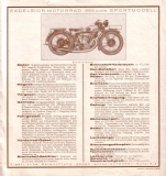 Excelsior Programm ca. 1930