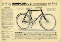 Hammonia Fahrrad Programm 1912