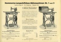 Hammonia bicycle program 1912