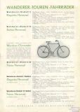 Wanderer Fahrrad Prospekt 6.1930