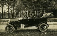 Foto unbekanntes Automobil ca. 1914