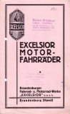 Excelsior Motorfahrrad + Leichtmotorrad brochure ca. 1935