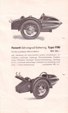 Favorit sidecar program 1930s