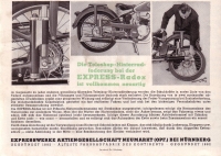 Express Radex 125 Prospekt 1950er Jahre