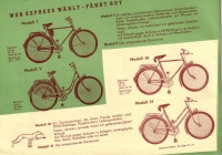 Express bicycle and motorcycle brochure 1950s