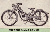 Preview: Express Motorfahrrad SL 104 u. SL 105 Prospekt ca. 1939 Preview: Express Motorfahrrad SL 104 u. SL 105 Prospekt ca. 1939