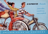 Express Mopeds Carino u. TS Prospekt 4.1960