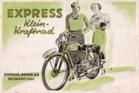 Express Kleinkraftrad SL99 SDL99 SL98 K100 brochure ca. 1936