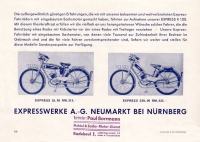 Preview: Express Kleinkraftrad K 100 SL 98 + SDL 98 Prospekt 1930 Jahre