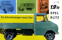 Opel Blitz 1,9 l Prospekt 6.1961