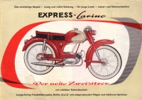 Express Moped Carino brochure ca. 1960