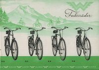 Wanderer Fahrrad Prospekt ca. 1954