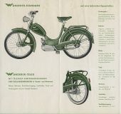 Preview: Wanderer Moped Standard und Telex Prospekt ca. 1955