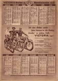 Victoria weather- and wall calender 1937